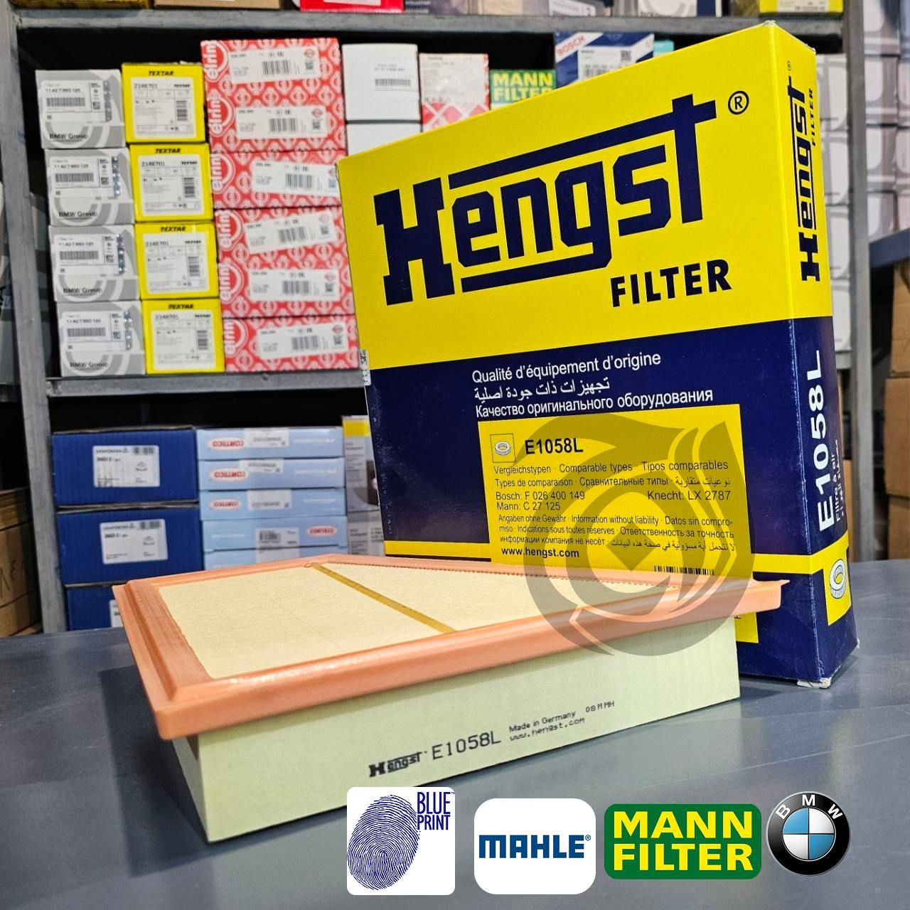 فیلتر هوا 7582908Hengst F10
